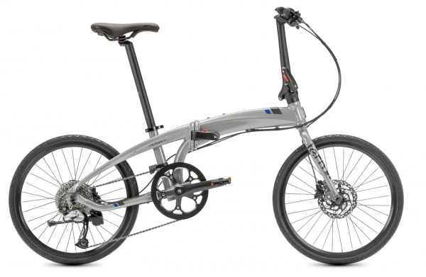 tern Faltrad &quot;Verge D9&quot; Mod. 24, Unisex, 20&quot;, gloss silver / grey / blue, 9-Gang SHIMANO &quot;Alivio&quot;