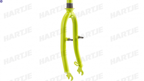 TERN Gabel; 20&quot;, HiTen, safety yellow, 74mm Einbaubreite, passend für Link A7