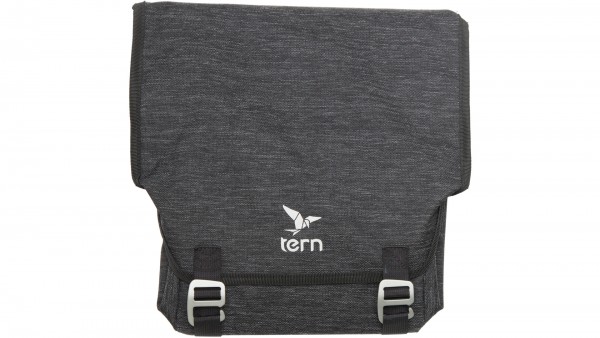 TERN Einzeltasche &quot;Bucketload&quot;; 24l Gesamtvolumen, wasserabweisendes Nylon Material, faltbar, Befestigung am Gepäckträger mittels Klettband, reflektie